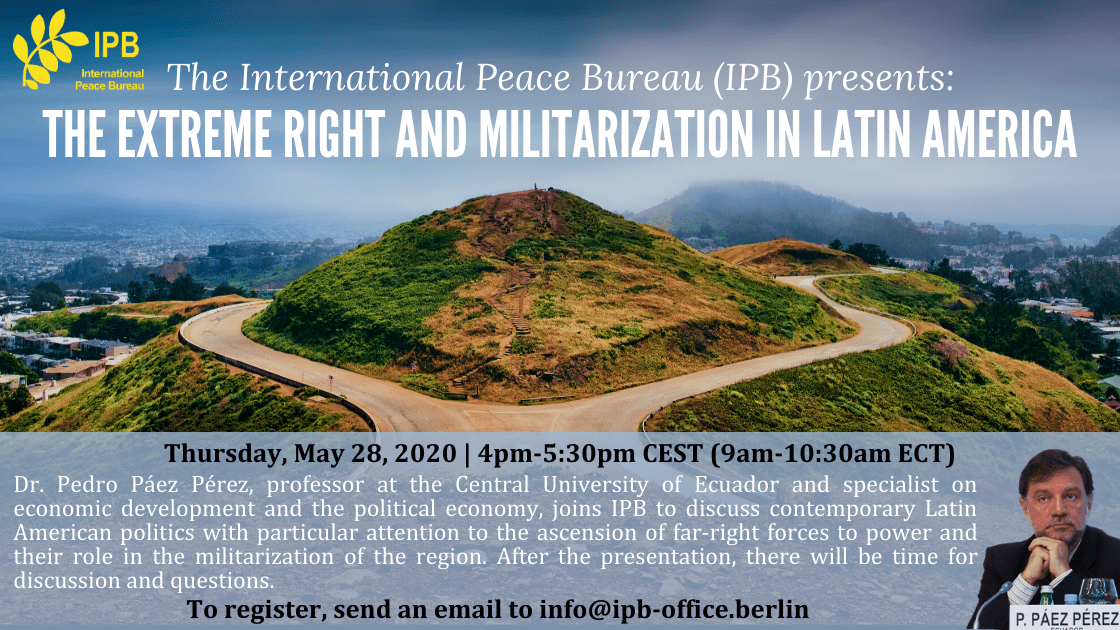 Webinar on The Extreme Right and Militarization in Latin America