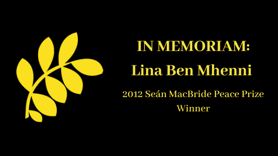 IPB Mourns the Death of Lina Ben Mhenni