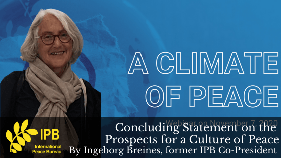 Concluding Statement on the Prospects for a Culture of Peace