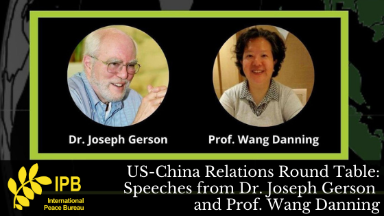 Speeches from US-China Round Table