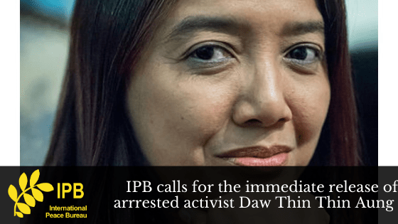 IPB Calls for the Immediate Release of Arrested Activist Daw Thin Thin Aung