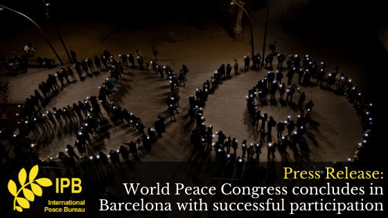 Press Release:  World Peace Congress concludes in Barcelona with successful participation