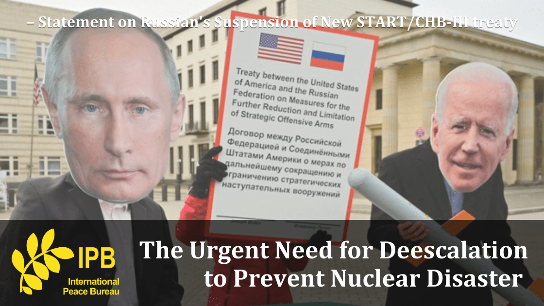 IPB Statement: The Urgent Need for Deescalation to Prevent Nuclear Disaster 