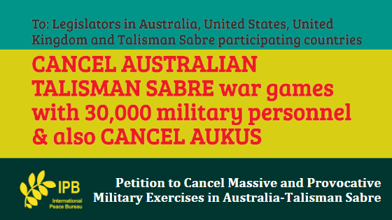 PETITION To Cancel Australian Talisman Sabre & AUKUS