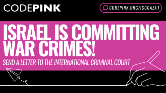 Send a Letter to the ICC: Israel is Committing War Crimes!