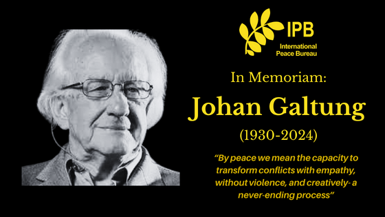 In Memoriam: Johan Galtung