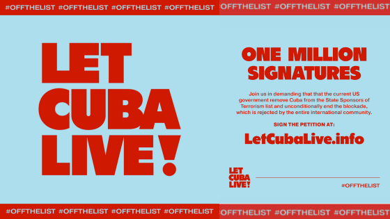 Support the Let Cuba Live!