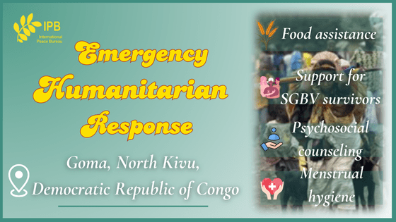 Support the Emergency Humanitarian Response in Goma, North Kivu