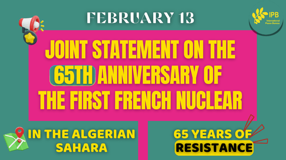 Statement on the 65th Anniversary of the First French Nuclear