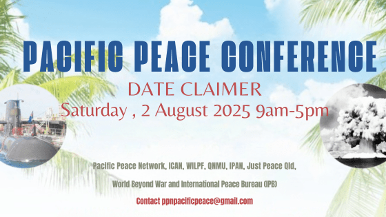 Pacific Peace Conference Date Claimer