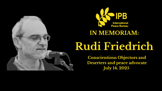 In Memoriam: Rudi Friedrich