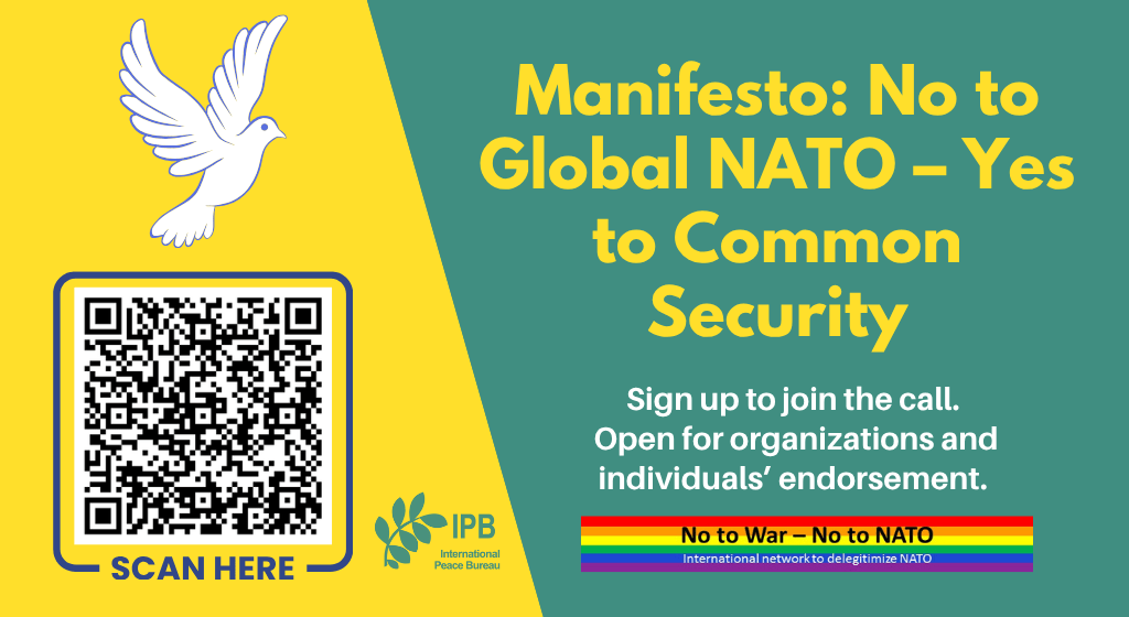 Manifesto: No to Global NATO – Yes to Common Security