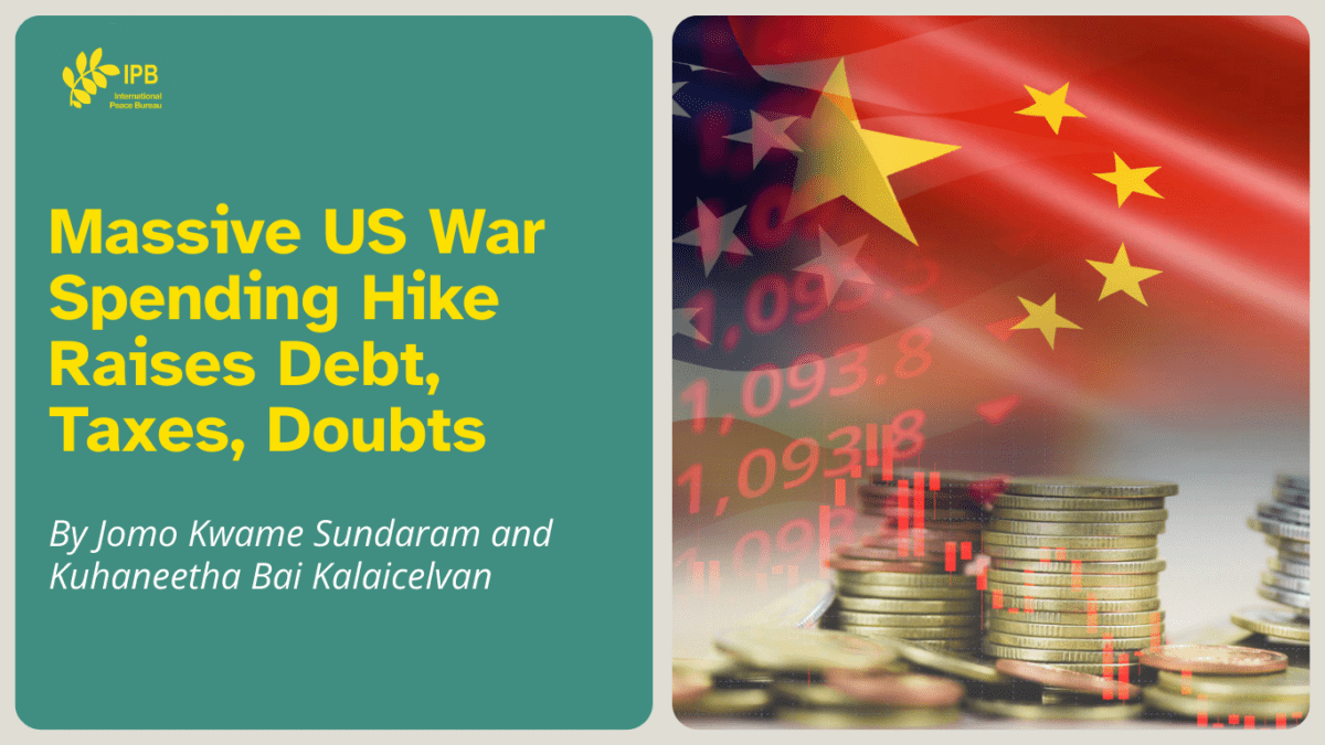 Massive US War Spending Hike Raises Debt, Taxes, Doubts