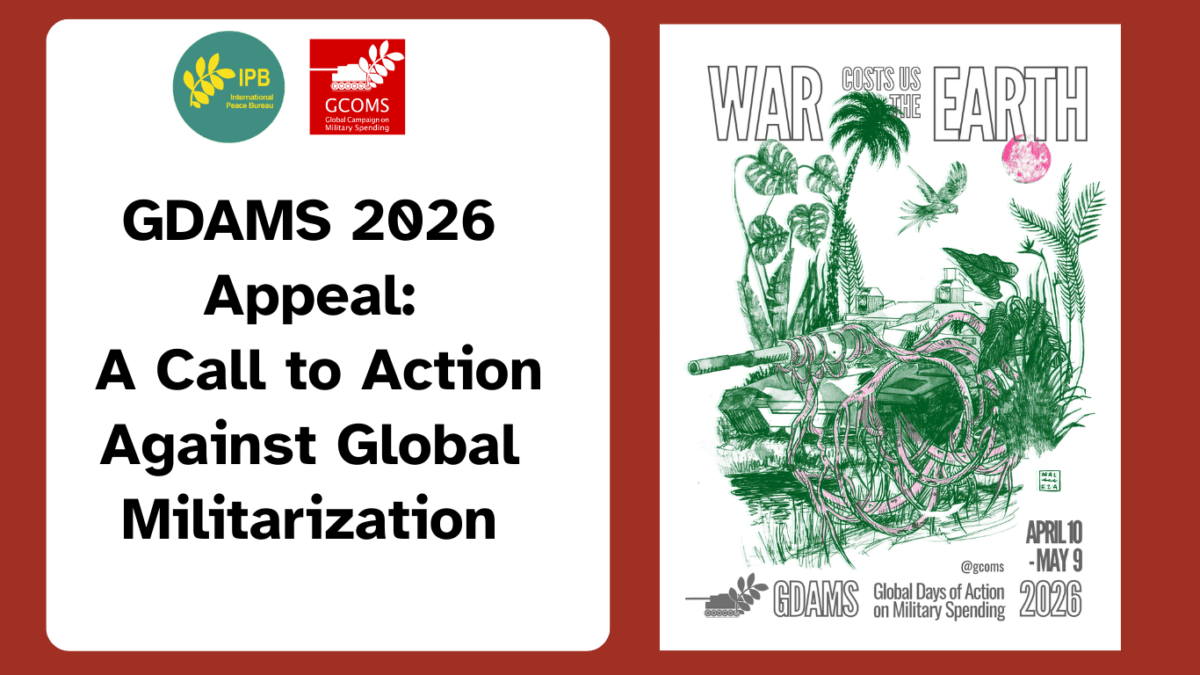 GDAMS 2026 Appeal · A Call to Action Against Global Militarization