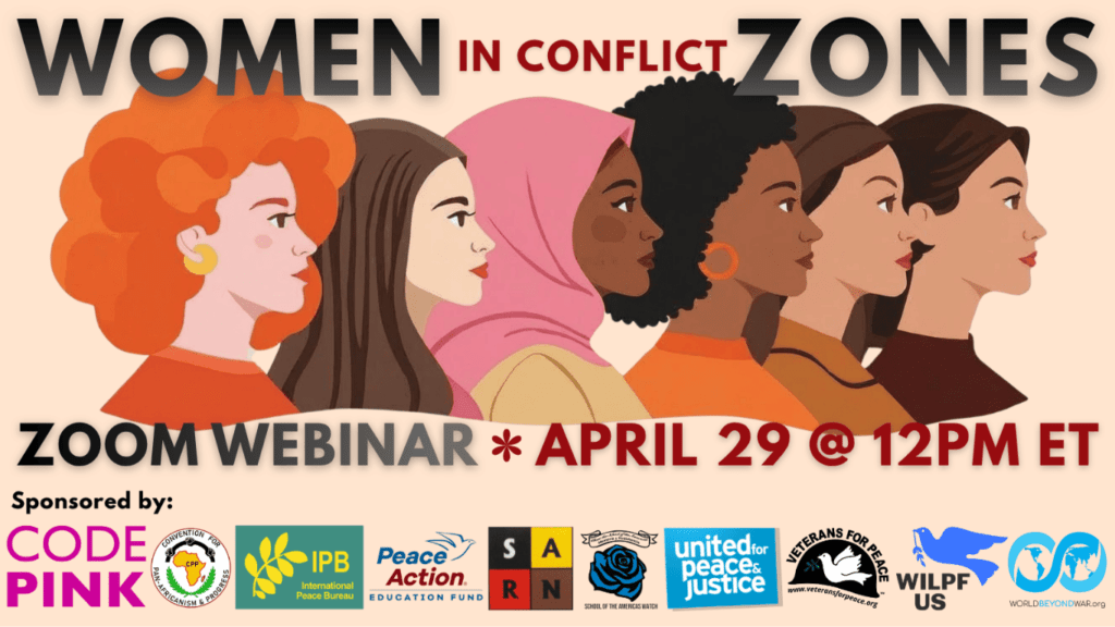 Webinar: Women in Conflict Zones – IPB – International Peace Bureau